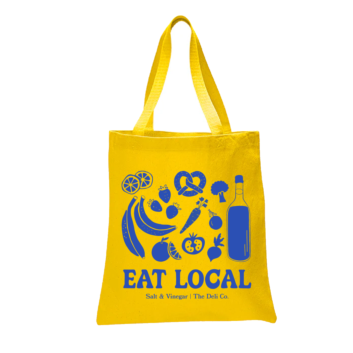 Eat Local Canvas Tote Bag