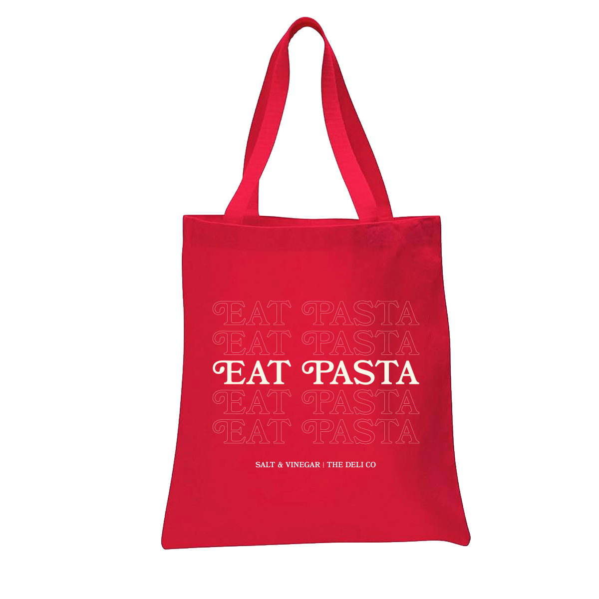 Eat pasta tote bag
