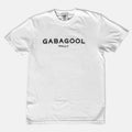 White t-shirt with 'GABAGOOL PHILLY' text on a white background