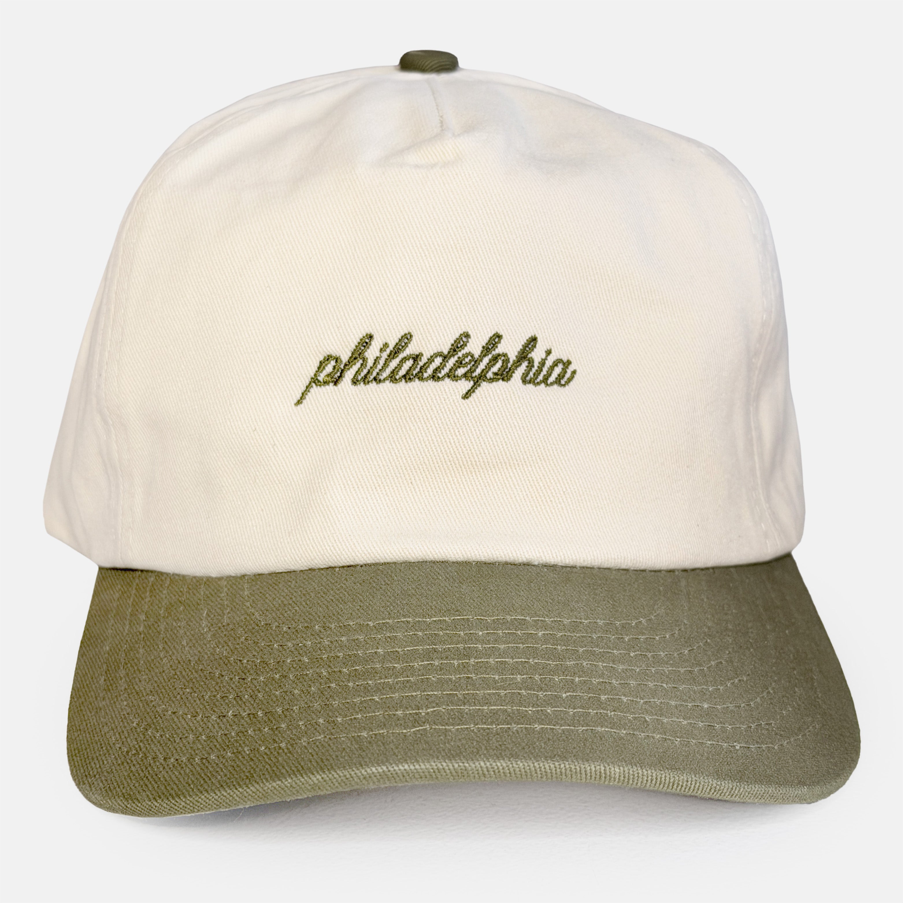 Philadelphia Script Hat - Moss