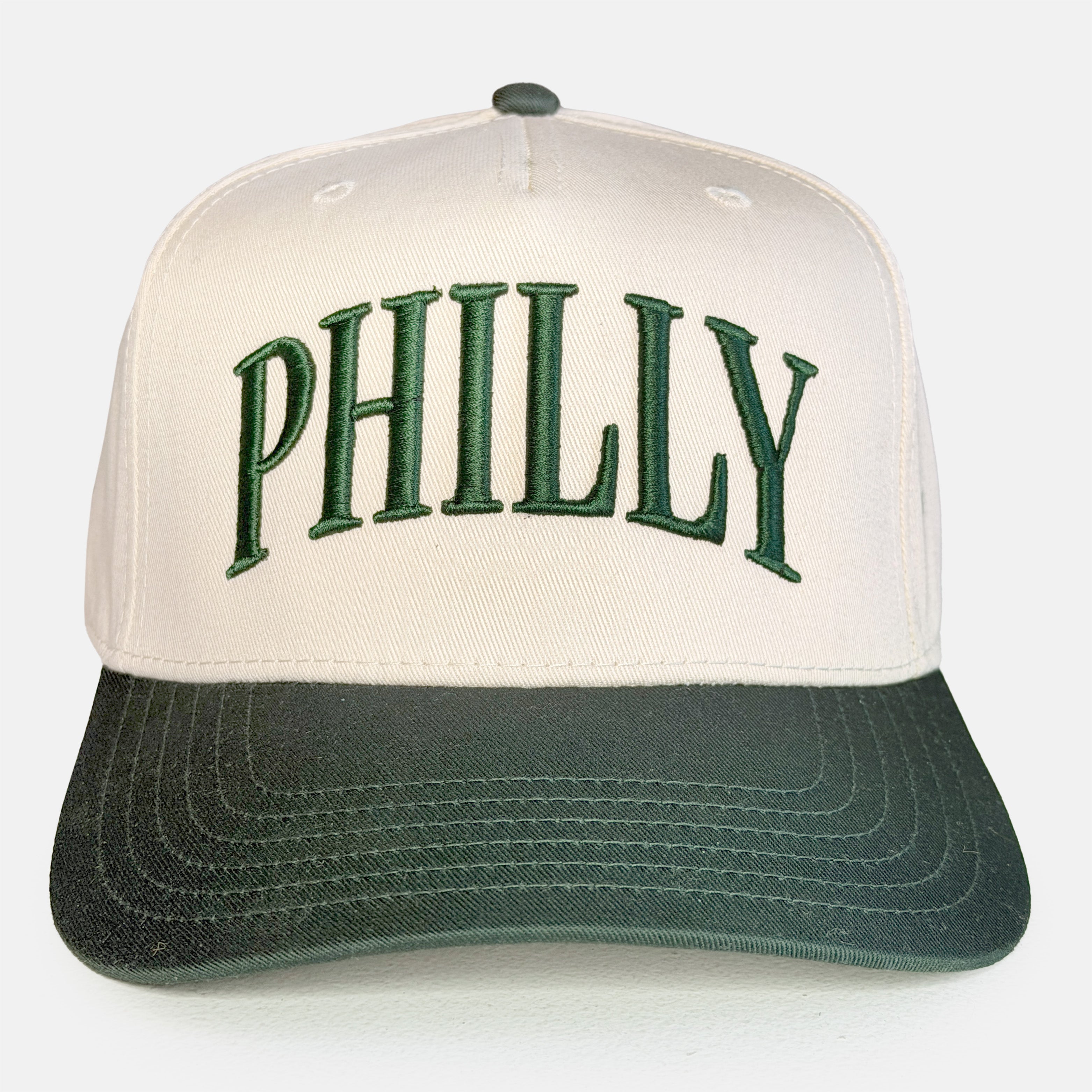 Philly Arched Snapback - Green & Khaki