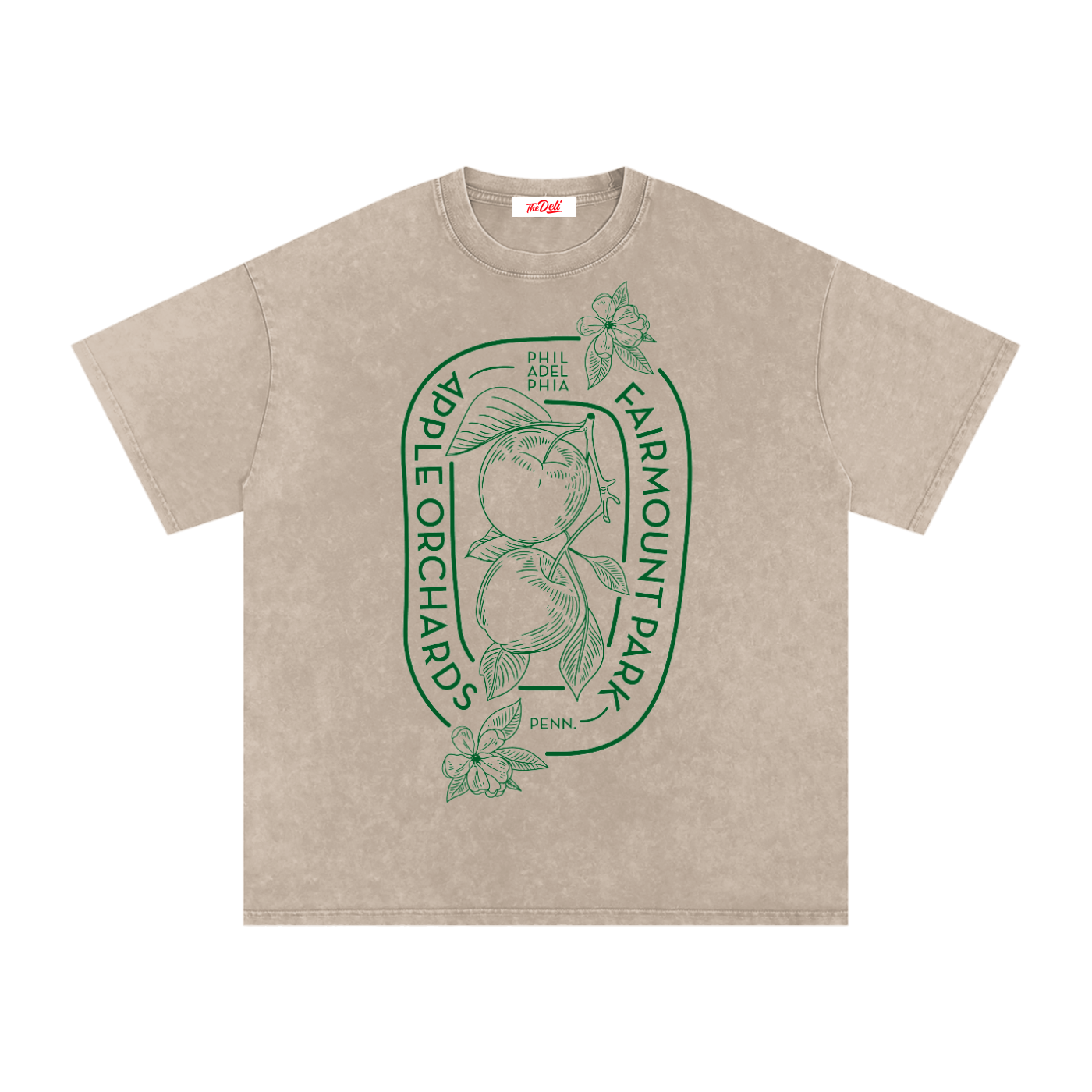 Philly,tshirt,deli,collective,apple,orchard,fairmount,park,philadelphia,custom